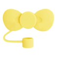 thumbnail image 1 of Soumake Straw Cap Bow Shape 10mm Dust-Proof Leak-proof Reusable Food Grade Bottle Straw Dust Cover Tumblers Straw Toppers Drinking Straw Lids Water Cup Accessories, 1 of 5