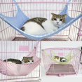 thumbnail image 1 of Soumake Summer Breathable Mesh Cloth Hammock Cage Clasp Hanging Bed For Pet Cat Animal Practical, 1 of 5