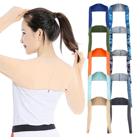 Soumake Sun Shawl Arm Sleeve Breathable Women Men Breathable Outdoor Sports Golf Cycling Running Fishing Cooling Shrug Shawl