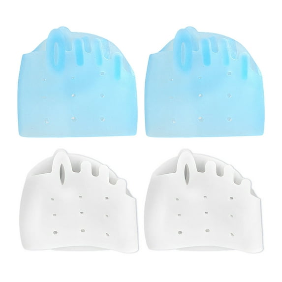 Soumake Toe Separator for Overlapping Toes Breathable Toe Spacers for Women Men Overlapping Toes Straightener Reusable Toe Spacers for Foot Care Yoga