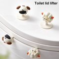 thumbnail image 1 of Soumake Toilet Lid Lifter Cartoon Lamb Puppy Shape Silicone Handle Hygienic Toilet Seat Cover Holder Adhesive Flexible Toilet Seat Lifters for Kids Bathroom Bedroom Cabinet, 1 of 8