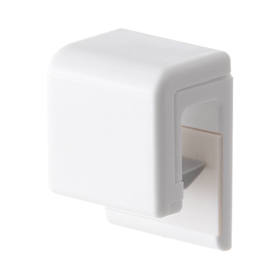 Soumake Toothpaste Clip Waterproof Wall Mount Plastic Facial Cleanser Toothpaste Holder for Bathroom