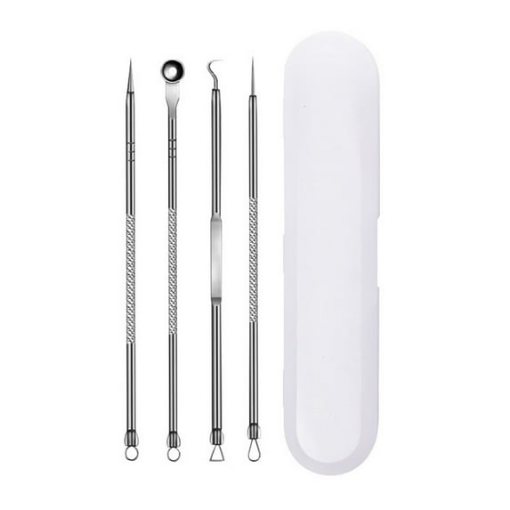 Soumake Ultra fine Cell Pimples Blackhead Clip Stainless Steel Acne Needle Tweezers Beauty Salon Face Pore Cleaning Care Tools