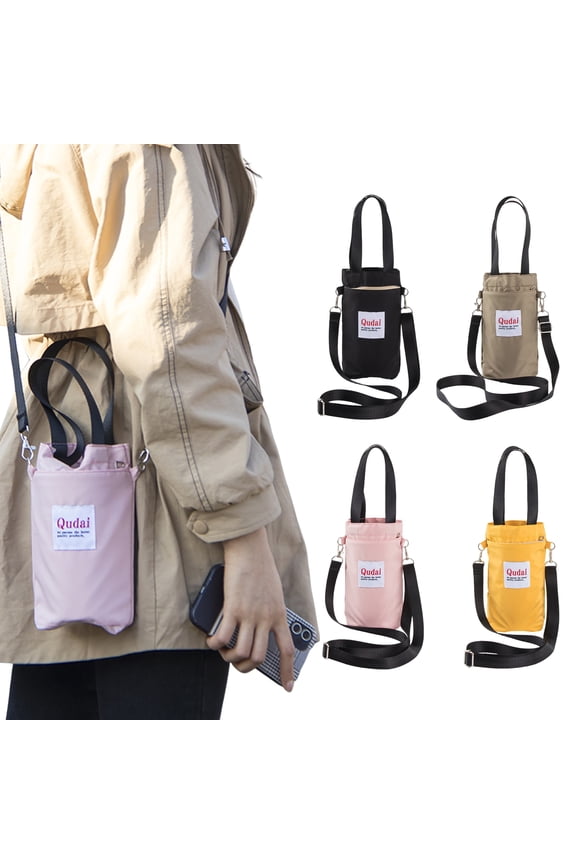 Water Bottle Pouch With Strap For Qudai Outdoor Multifunctional Bag Storage Handbag Crossbody Portable Bag Waterproof Hands Free Holder For Keys Cards Scratch Protection