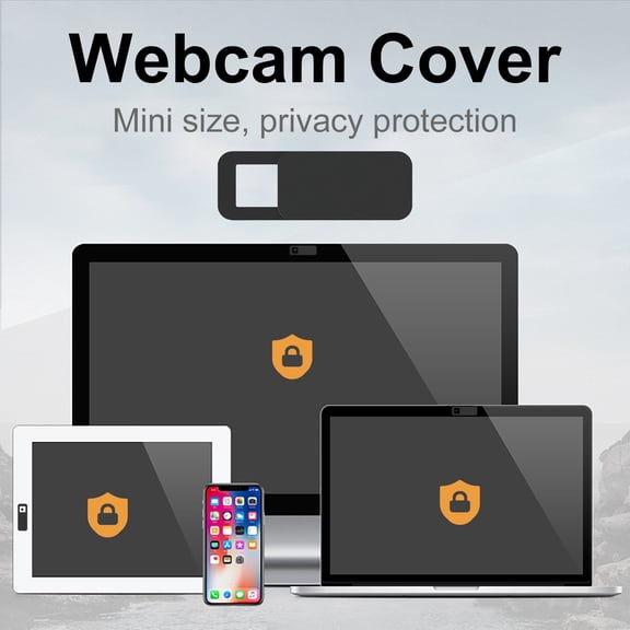 Soumake Webcam Cover Strong Suction Dust-Proof Privacy Protection Anti-Peep Long Ultra-Thin Camera Sticker Slider For Laptop