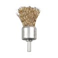 thumbnail image 1 of Soumake Wire Wheel Brush Rotary Tool Rustproof Corrosion Resistant Wide Application Reusable Easy to Install Coated Crimped Wire Brush, 1 of 5