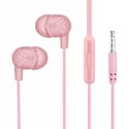 thumbnail image 1 of Soumake Wired Earphone Fevers Sound Quality HD-compatible Calling Wire Control 3.5mm Stereo Sports In-Ear Gaming Earbud for iPhone, 1 of 5