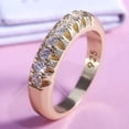 thumbnail image 1 of Soumake Women Fashion Jewelry Creative Finger Decoration Alloy Single Row Geometry Ring For Wedding Fashion, 1 of 6