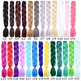 thumbnail image 1 of Soumake Women Jumbo Crochet Braiding Ombre Color Synthetic Kanekalon Hair Extensions Practical, 1 of 8
