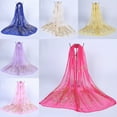 thumbnail image 1 of Soumake Women Peacock Scarf Long Soft Spring Autumn Wrap Twelve Colors Beach Shawl Fashion, 1 of 1