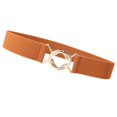 thumbnail image 1 of Soumake Women Simple Belt Solid Color Elastic Waistband Adjustable Length Lazy Jeans Belt Dress Slim Belt Costume Accessories, 1 of 5