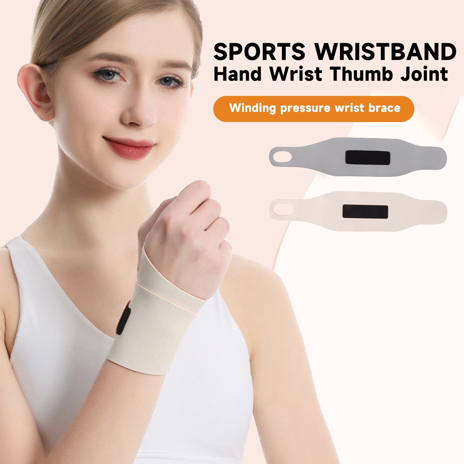 Soumake Wrist Thumb Support Compression Sleeve With Fastener Tape Ultra ...