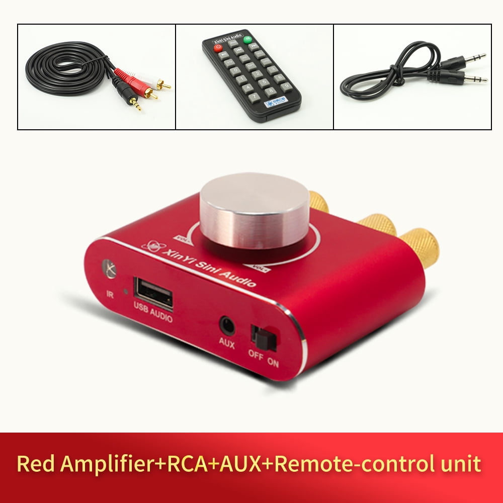 Sound 50W+50W BT 5.1 Wireless Audio Power Amplifier Portable Sound Amplifier Speaker Amp for Car and Home