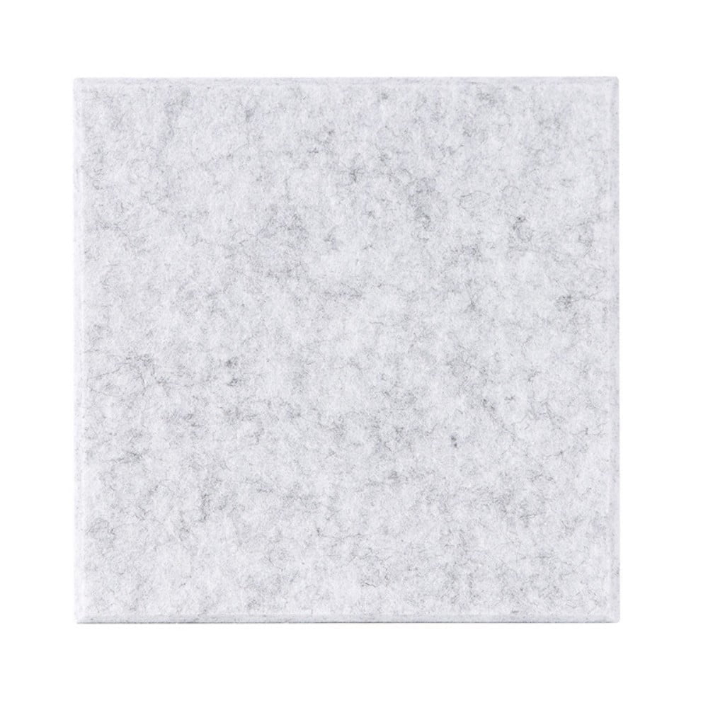 Sound Absorbing Noise Dampening Acoustic Self-adhesive Panel Wall Treatment 9" x 9" x 0.4", Grey Square, 12-pack