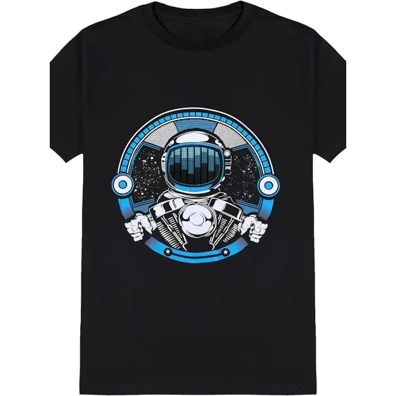 Sound Activated Glow Light Up Equalizer T Shirt 100% Cotton - 220g