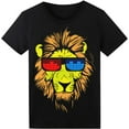 thumbnail image 1 of Sound Activated Glow Shirts Light Up Equalizer Clothes for Party, 1 of 7
