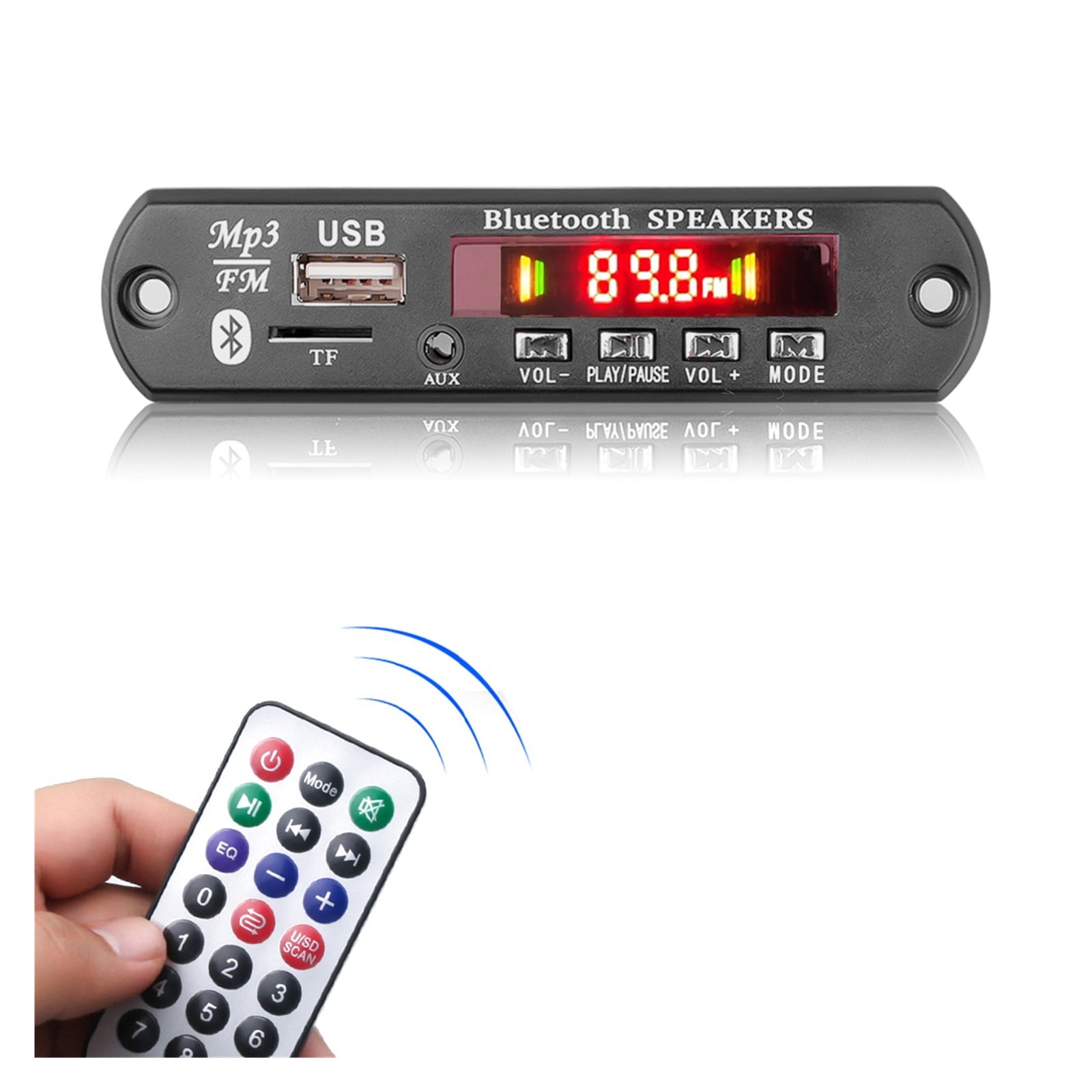 Sound Amplifier 40W Bluetooth 5.0 Class 10W~80W HiFi Stereo Wireless Music Player