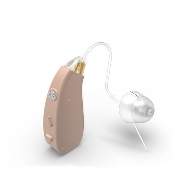 Sound Amplifiers Rechargeable Digital Noise Cancelling Small Size, Beige.(Fit to Either Ear)