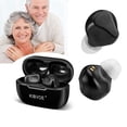 thumbnail image 1 of KIBVOE Rechargeable Hearing Aids for Seniors & Adults, Noise Cancelling Digital Personal Hearing Aids with Portable Charging Case- Black, 1 of 8
