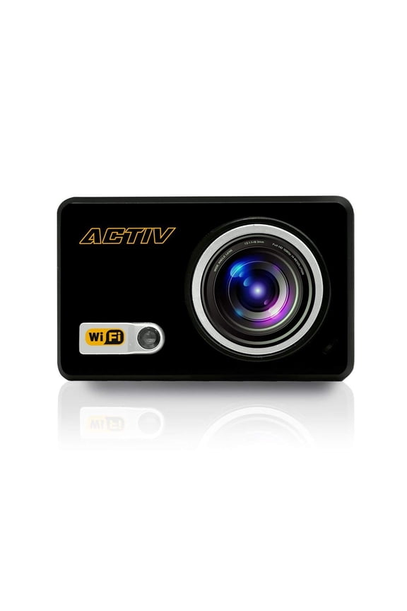 Gear Pro ACTIV Action Camera Hi Resolution Full 1080p HD Video 16 MegaPixel Images 3 Capturing Modes with Waterproof Case Built in WiFi and Helmet Camera Black