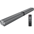 thumbnail image 1 of Sound Bar, 80W Soundbar with Bluetooth/ARC/Opt/AUX Connect, with Volume Boost, 3 Equalizer Modes, 2 in 1 Detachable Soundbar for TV/PC/Gaming/Projectors, 1 of 5