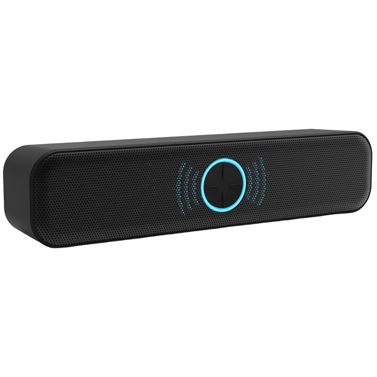 Sound Bar Plug Play Colorful Lights USB Powered Dual Core Horn Deep ...