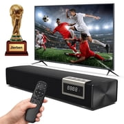 Jierben Sound Bar for smart TV , home theater sound system TV Speakers with 3 EQ Modes, Bluetooth 5.4/HDMI-ARC/Optical/AUX Connection for PC/Gaming/Projectors