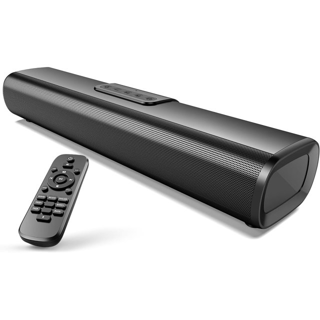 Sound Bar for TV, 50Watts16 Inches Small Bluetooth Sound Bar with HDMI