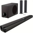 thumbnail image 1 of Sound Bar with Subwoofer, SoundBar for Smart TV, Wireless Speaker, Deep Bass, TV Audio System with ARC/Opt/AUX for Enhanced Home Theater Sound, 1 of 12