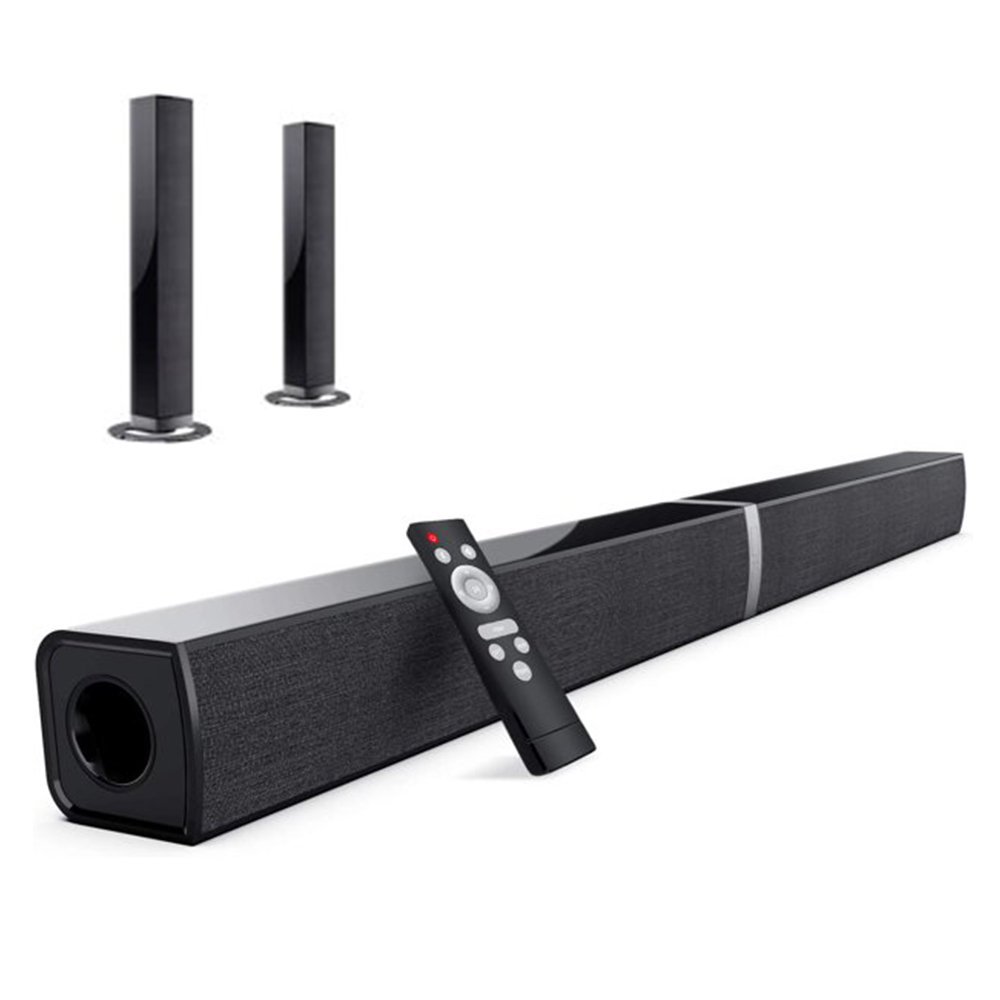 Sound Bars for TV, Bluetooth Soundbar for TV, 50W TV Sound Bar with 4 Drivers and Remote Control, Home Audio TV Speakers Sound Bar with ARC/Optical/AUX Connect - image 1 of 10