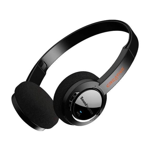 Sound Blaster JAM V2 On-Ear Lightweight Bluetooth 5.0 Wireless Headphones with USB-C, aptX Low Latency, aptX HD, Multipoint Connectivity, Voice Detection and Noise Reduction, 22 Hours Battery Life