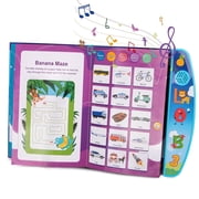 Xueyu Interactive Sound Book for Toddlers, Touch and Learn Alphabet with Letters, Shapes, and Sounds, Educational Toy for Kids Ages 1-5