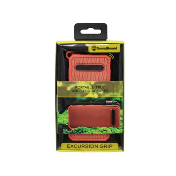Sound Bound Excursion Grip Rugged Bluetooth Speaker in Coral, Pack of 6