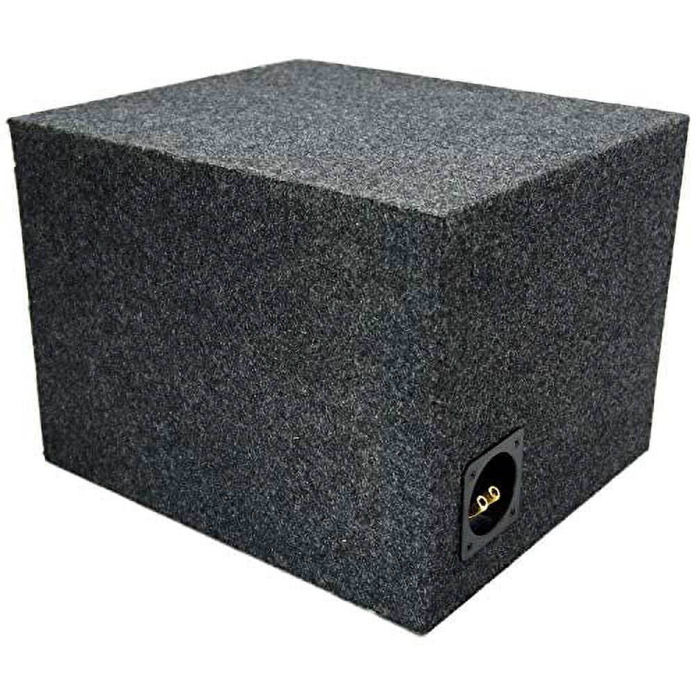Sound Connection Car Audio Single 10" Vented Subwoofer Stereo Sub Box