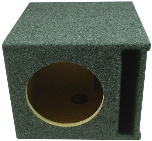 American Sound Connection Dual 10" SPL Subwoofer Box - Labyrinth Vent Bass Enclosure For Car Audio