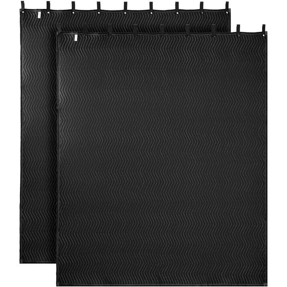 Sound Dampening Blankets, Soundproof Curtains with , Soundproof Blanket with Grommets, Studio Grommeted Blanket, for Window, Door, Light Blocker, Music Recording