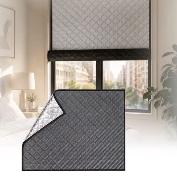 JWGIETK Thermal Insulated Sound Dampening Curtains, RV Window Cover for Noise Reduction and Privacy, 35 x 47 inch