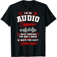 thumbnail image 1 of Sound Engineer Audio Recording Editor T-Shirt, 1 of 4