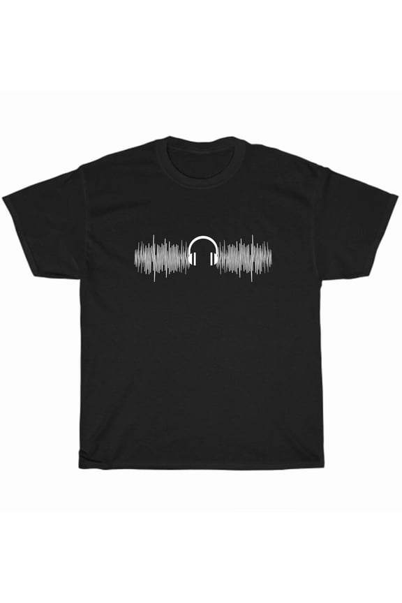 Sound Engineer Audio Wave Music Production Creative Art Unisex T-Shirt, up to size 5XL