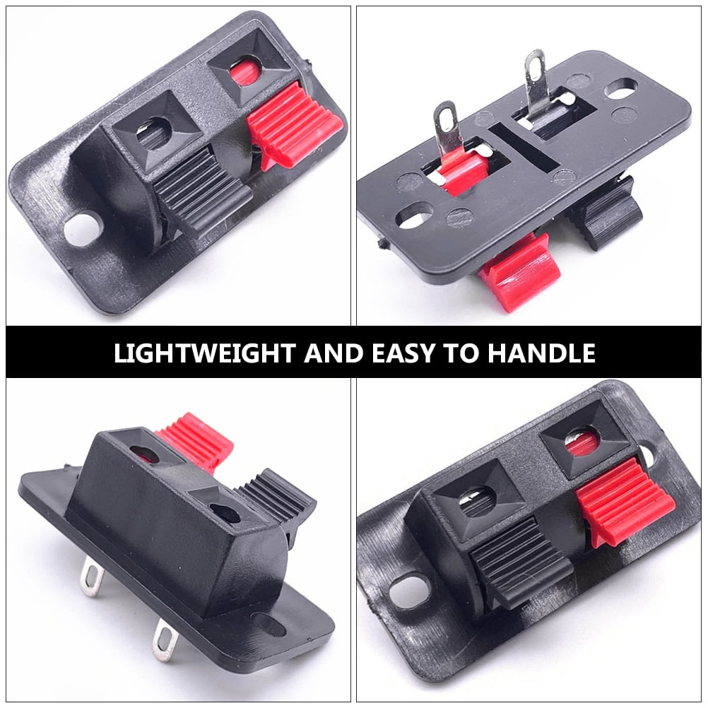 Sound Equipment Connector 30pcs 2 Positions Connector Terminal