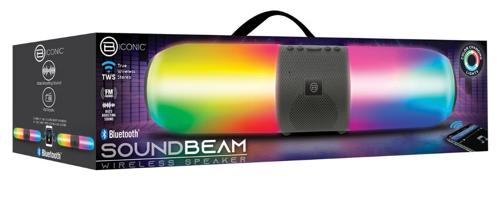 Sound Glow Led Bluetooth® Bar Speaker 15.3 in - Walmart.com