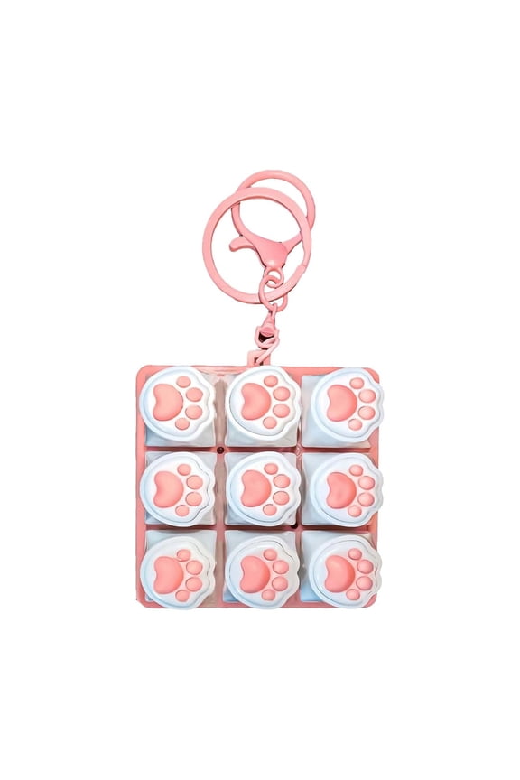 Sound Keyboard Stress Toy Compact Silent Keyboard Clicker Keychain for School Travel Anxiety and Use 9-in-1 Silent Version Novelty Gadget for All Ages