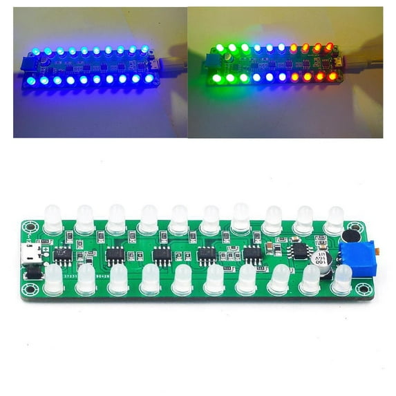 Sound Level Indicator Music Spectrum Meter Audio Display Visualizer VU Meter