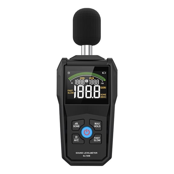 Sound Level Meter 30-130dB Noise Measuring Instrument Digital Handheld Color Screen Display Sound Meter Noise Meter