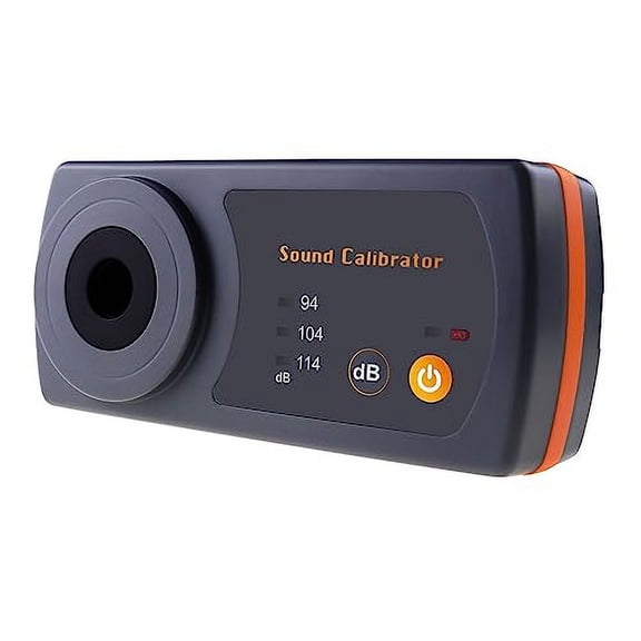 Sound Level Meter Calibrator, Precise Decibel Meter Calibrator with 3 Calibration Level 114dB & 94dB & 104dB, Professional Sound Pressure Level (SPL) Calibrator for Sound Level Meters$$Tools