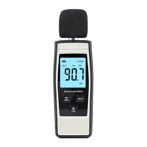 Sound Level Meter DB Level Meter Monitor 30-130dB Decibelimeter Noise Meter RZ1359-GR