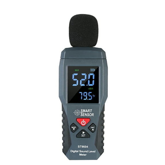 Sound Level Meter,Decibel Tester Meter Noise Decibel Noise Meter Tester 30-130dba St9604 Sound Meter Siuke Xibany