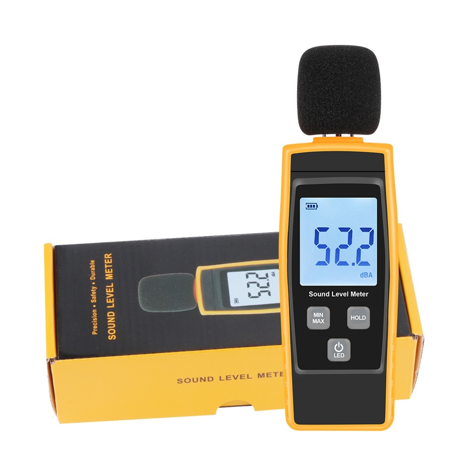 Sound Level Meter Digital Handheld DB Meter Noise Audio Level Meter 30