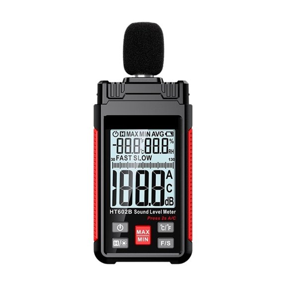 Sound Level Meter Digital Handheld DB Meter Noise Level Meter 30-130dB Decibels ,Sound Detector