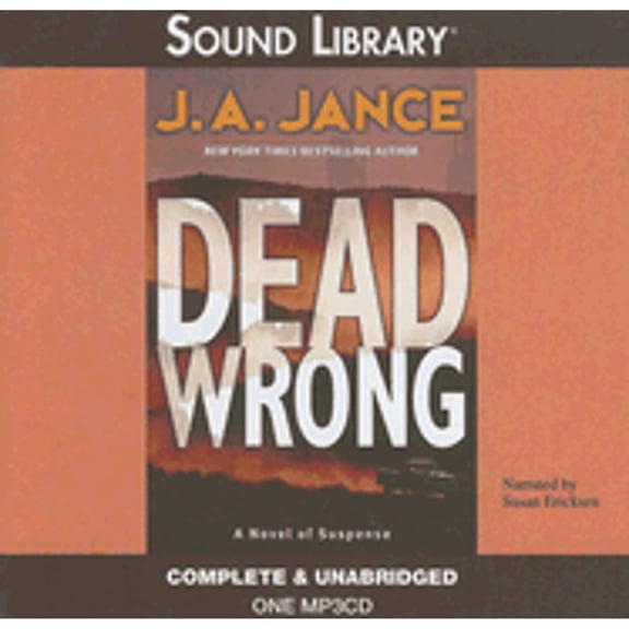 Pre-Owned Dead Wrong (Audiobook) by J A Jance, Susan Ericksen